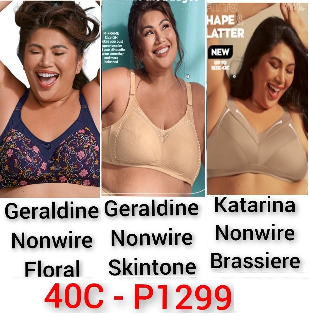 Avon Plus Size Bra for Women Geraldine Non-Wire M-Frame 2-pc Bra