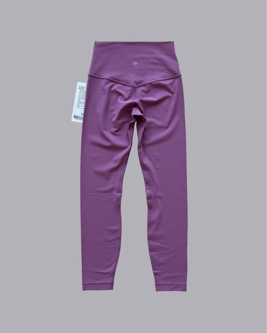 NWT Lululemon Align Pants 25” with Pockets Size 10 Purple