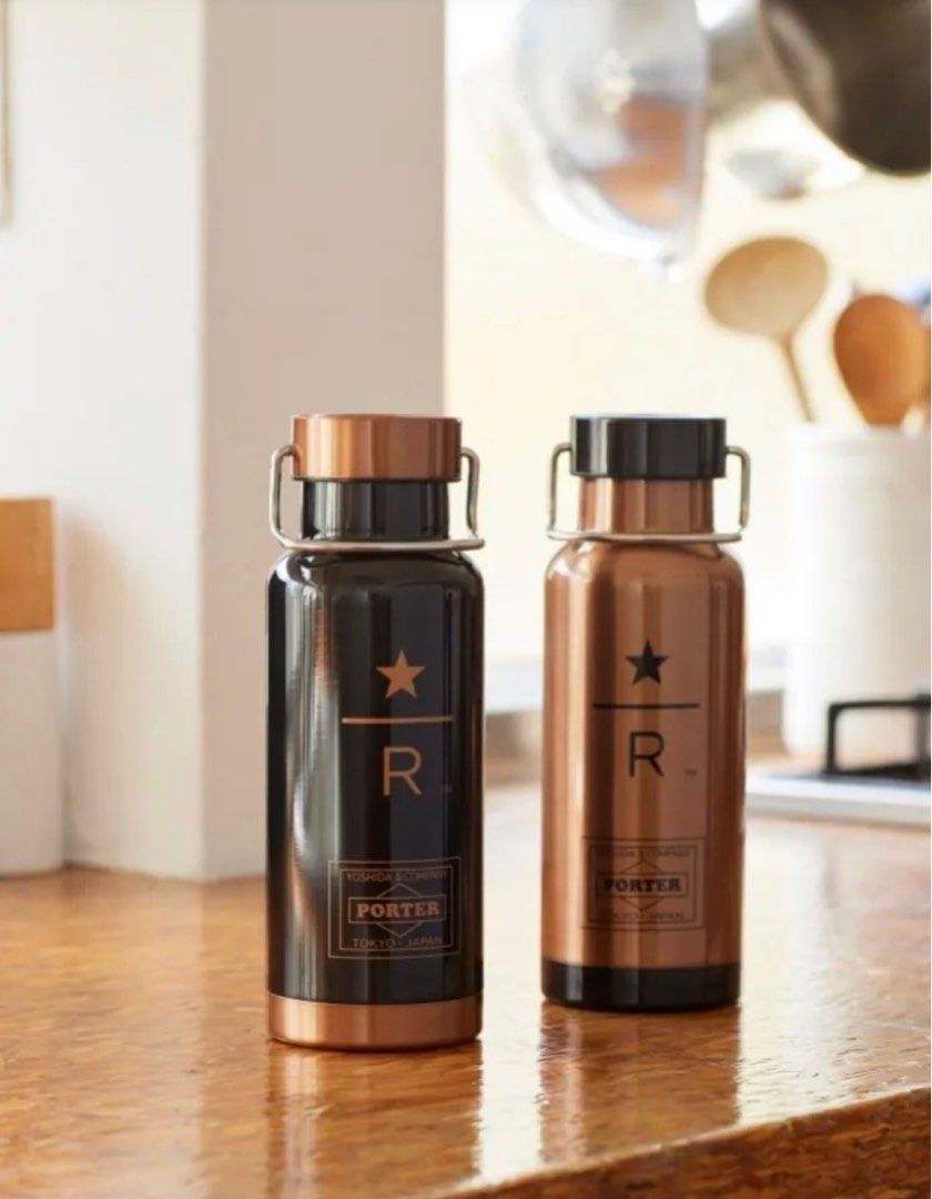 停收單] STARBUCKS RESERVE x PORTER S/S Logo 不鏽鋼隨行保溫瓶聯乘