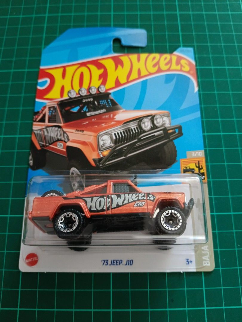 73 jeep j10 hot wheels mattel diecast, Hobbies & Toys, Toys & Games on