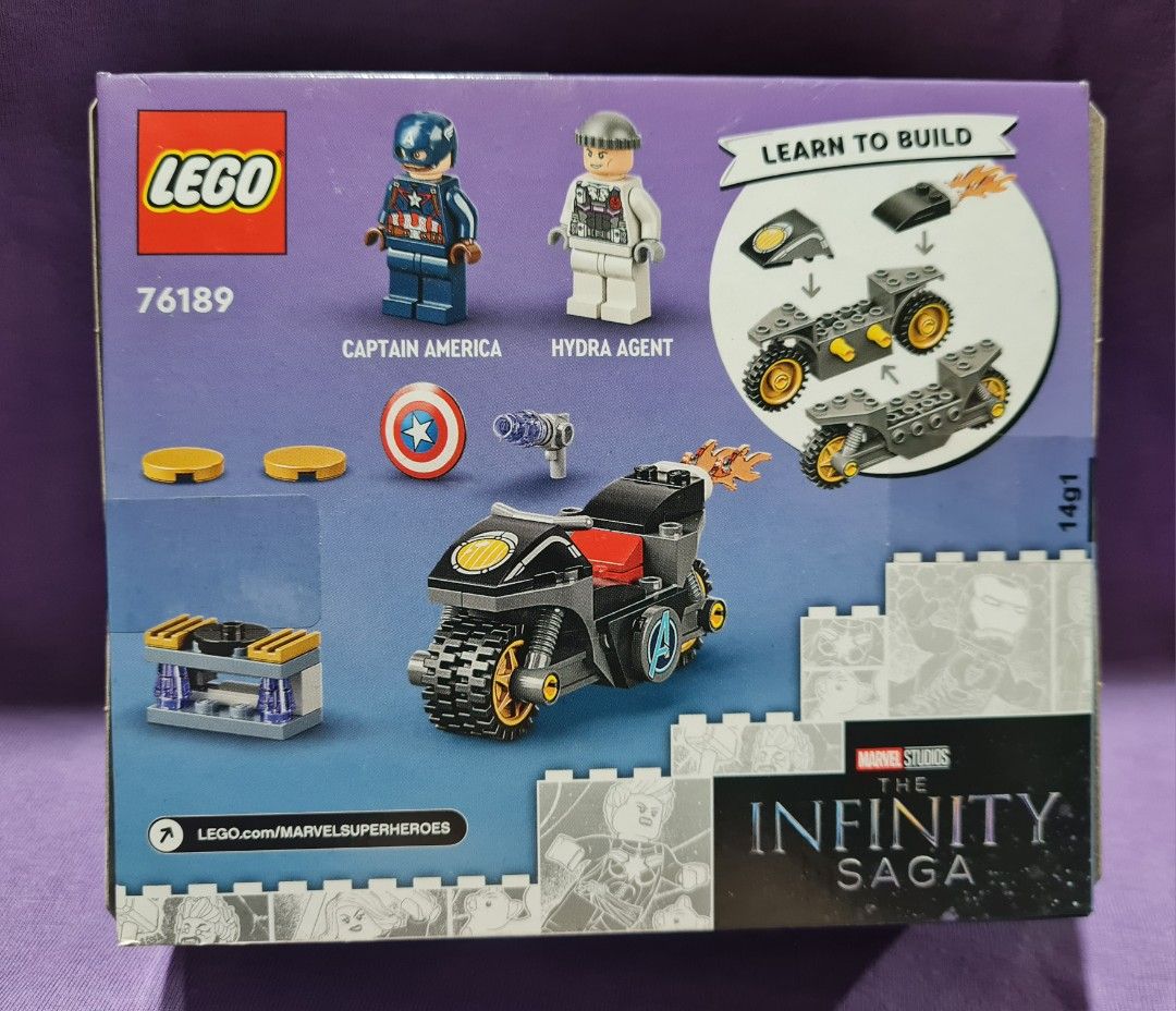 Lego Captain America 76189 Avengers Super Heroes Minifigure