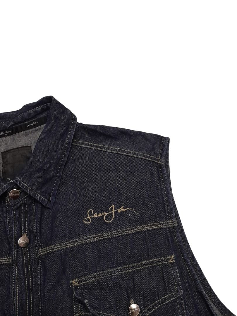Sean john denim shirt hotsell
