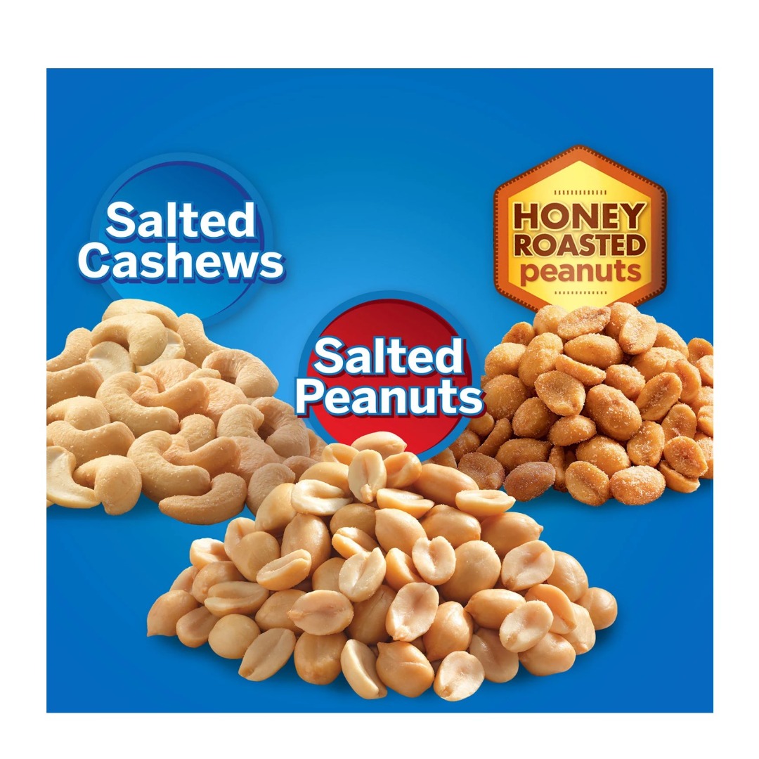 *勁減* Planters Nuts Cashews and Peanuts Variety Pack 紳士牌 花生腰果 三合一果仁 1箱24包 【029000017917】62859981738882112