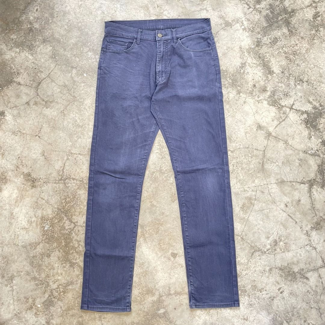 Uniqlo Ultra Stretch Skinny Fit Colour Jeans Denim Pants, Men's Fashion,  Bottoms, Jeans on Carousell