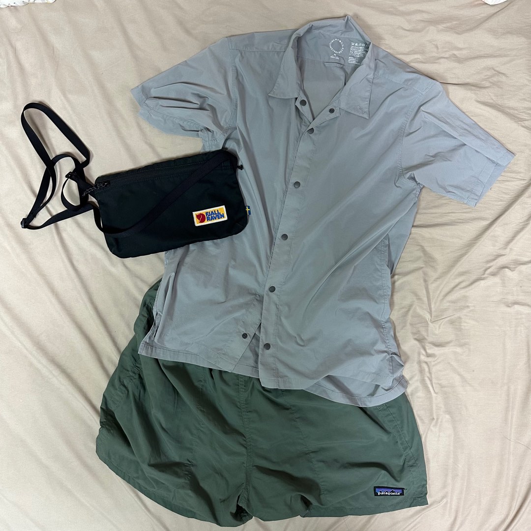 山と道yamatomichi UL Short Sleeve Shirt 短袖襯衫storm gray灰色XS