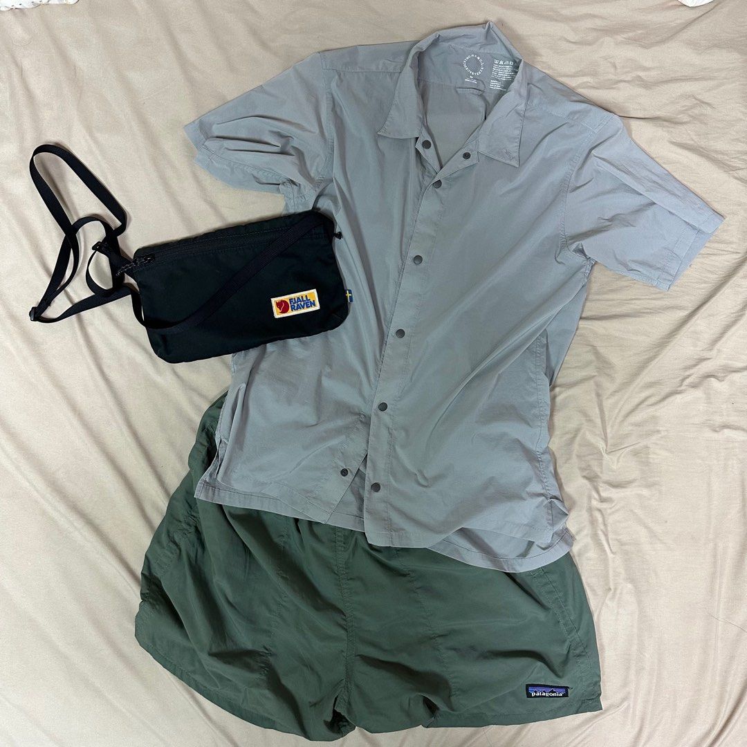 山と道 yamatomichi UL Short Sleeve Shirt 短袖襯衫 storm gray灰色XS