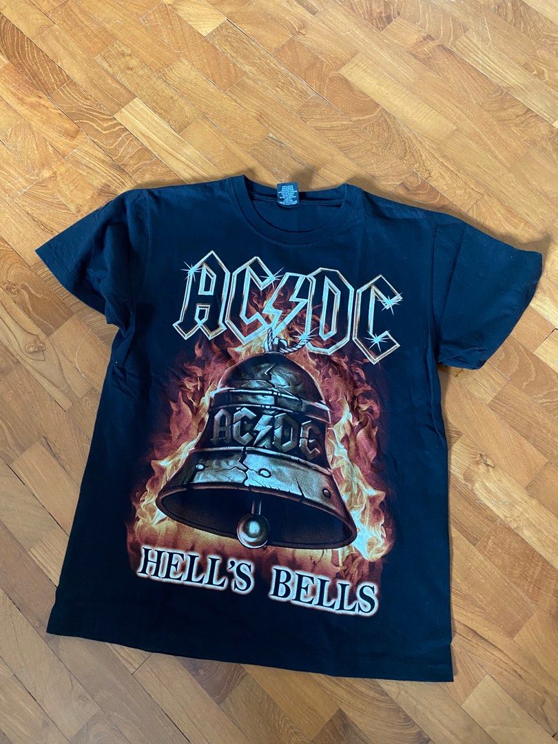 acdc band tee, Women's Fashion, Tops, Shirts on Carousell