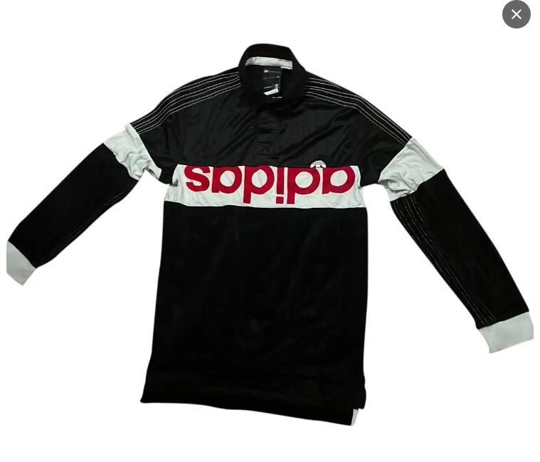 Alexander wang adidas polo long sleeve 2025