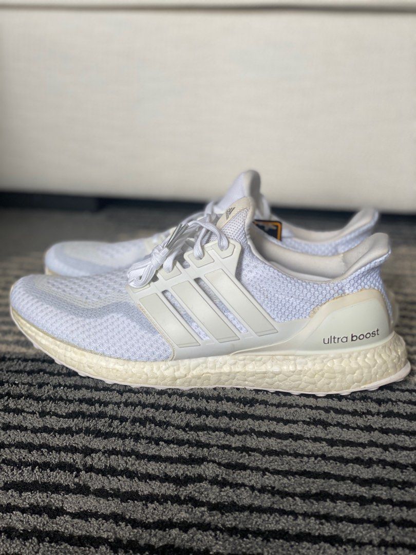 Adidas Ultraboost OG Triple white (Category: Sneakers) located in Quezon City. Submitted by memosell (Listing ID 1237592088, Image 1). Description: For sale: Adidas Ultraboost 1.0 Triple White Size 11.5 Brand new Complete w box .