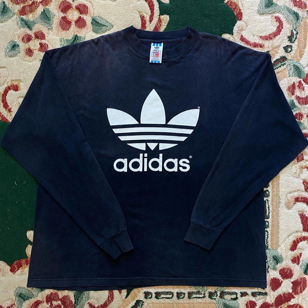 Vintage Adidas Jersey Big Logo, Men's Fashion, Tops & Sets, Tshirts & Polo  Shirts on Carousell