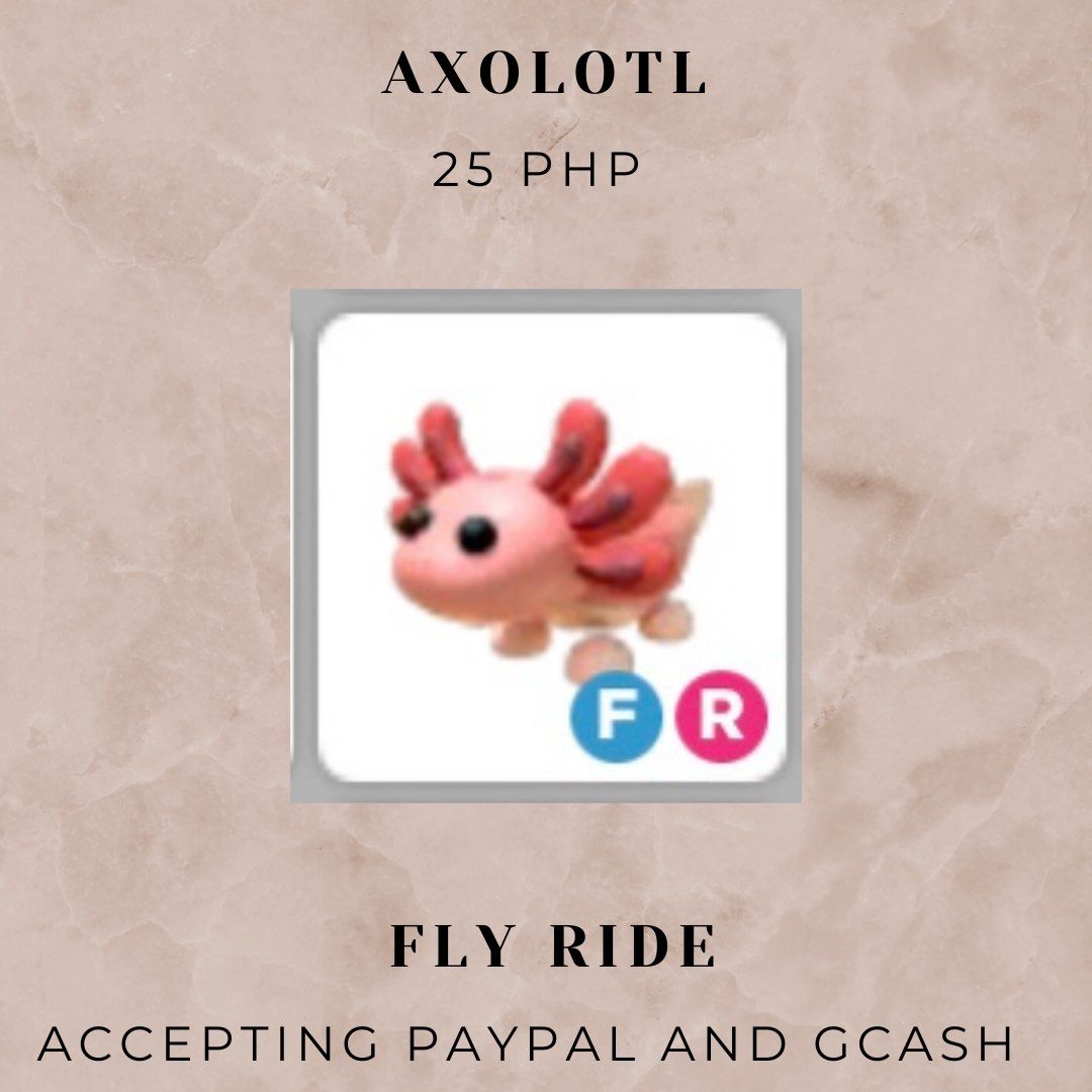 Adopt Me Pets Axolotl on Carousell