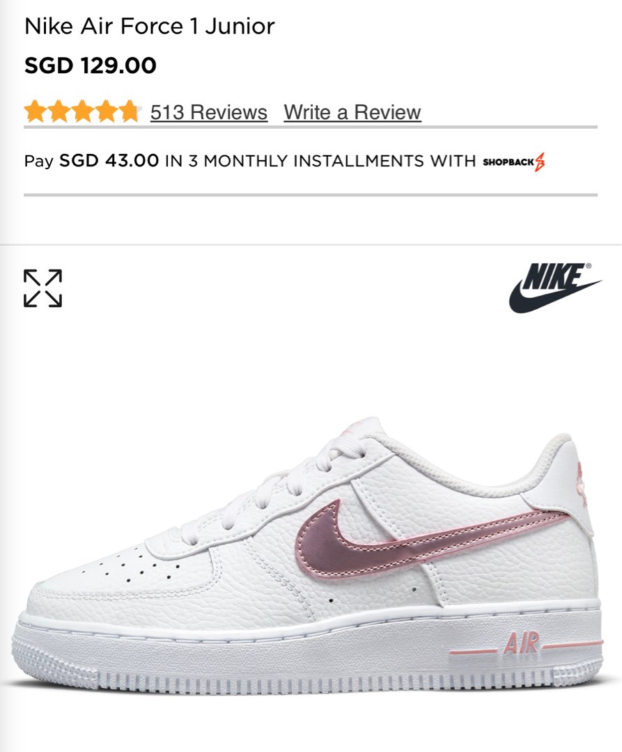Nike air cheap max 1 junior