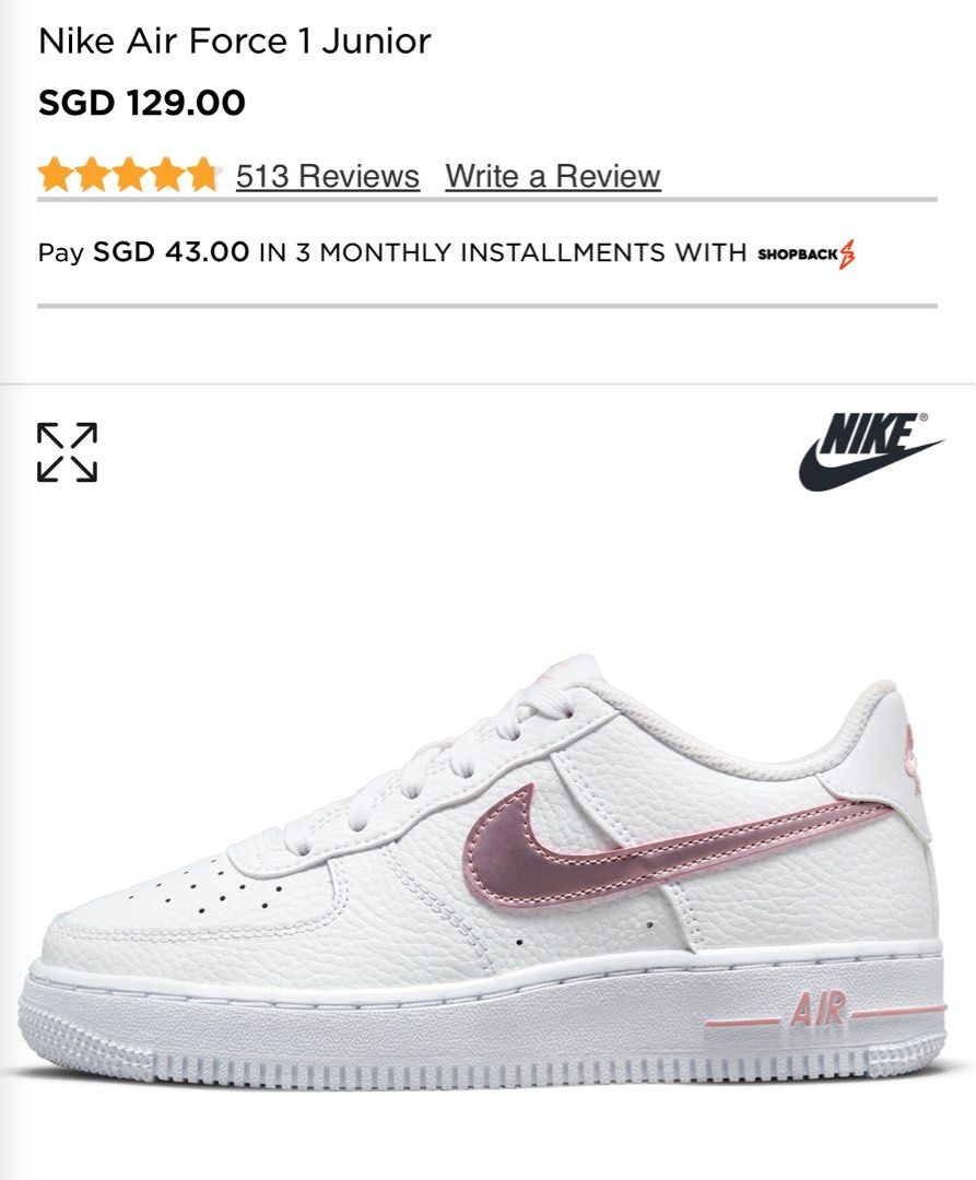 Air forces 1 junior on sale