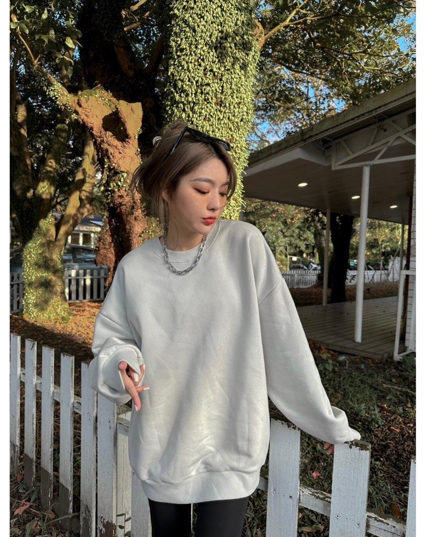 An Q Oversized Sweater Women s Fashion Tops Longsleeves on