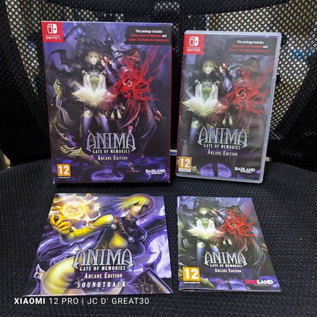 Anima Gate of Memories Arcane Edition Switch Game, Video Gaming, Video ...