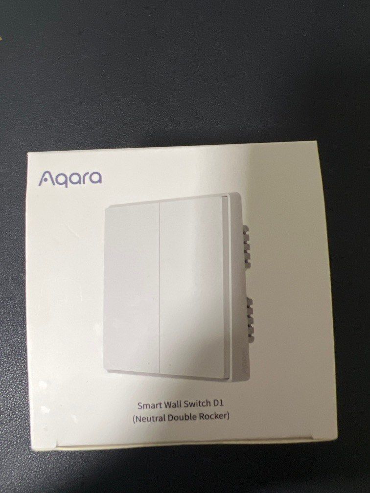 Aqara Smart Wall Switch D1 (Neutral Double Rocker), TV & Home ...