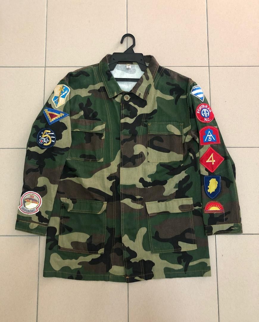 Jaket off white army sale
