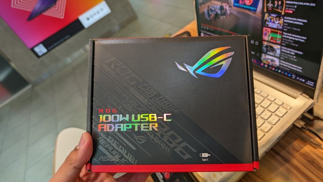 Asus ROG 100w USB type-c adapter (Original), Computers & Tech, Laptops ...
