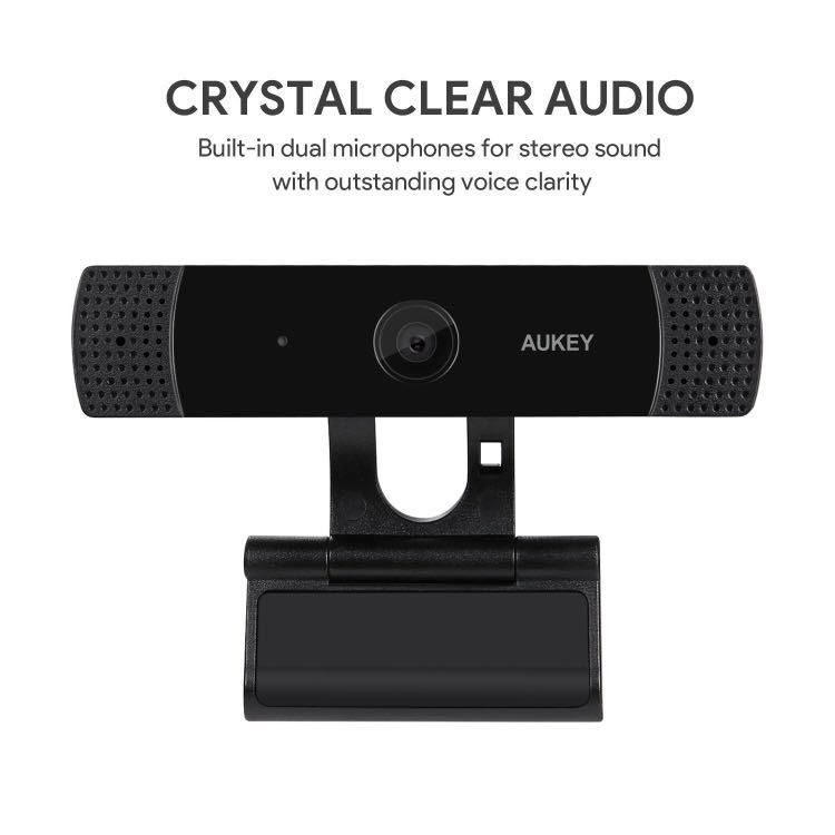 AUKEY Webcam 1080P Full HD with Stereo Microphone