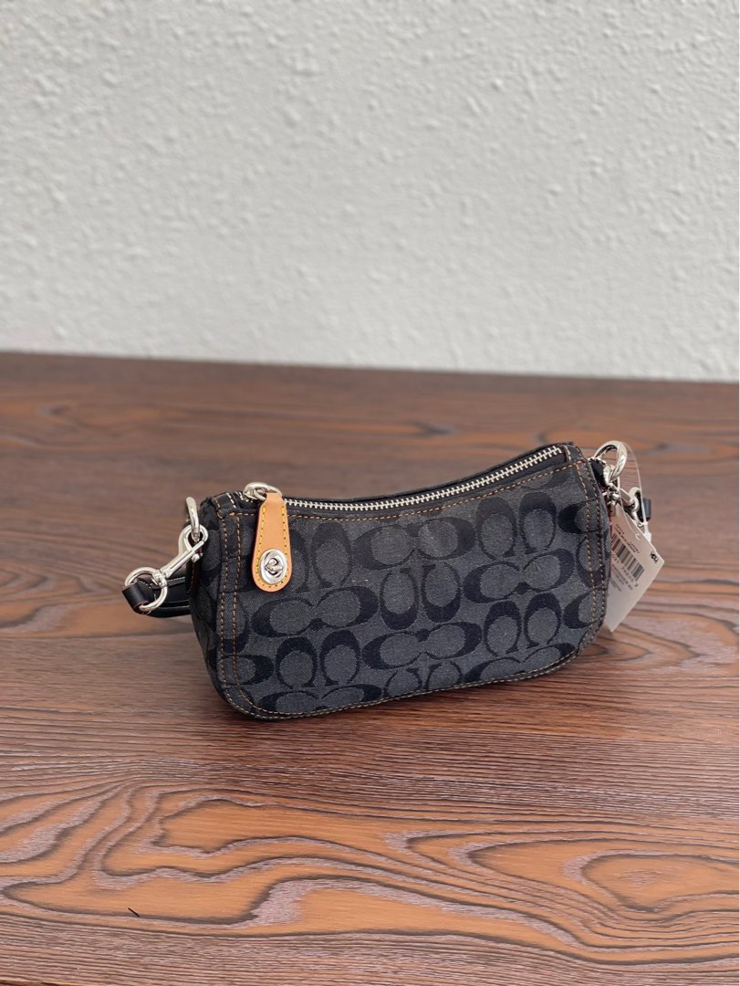 Authentic Coach CJ939 CF113 women clutch handbag denim Luxury