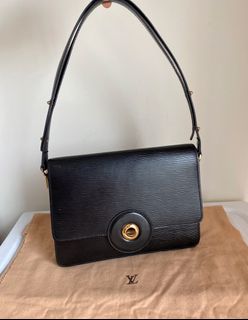 Auth RARE Vintage LOUIS VUITTON Chantilly PM Shoulder Bag Monogram Leather