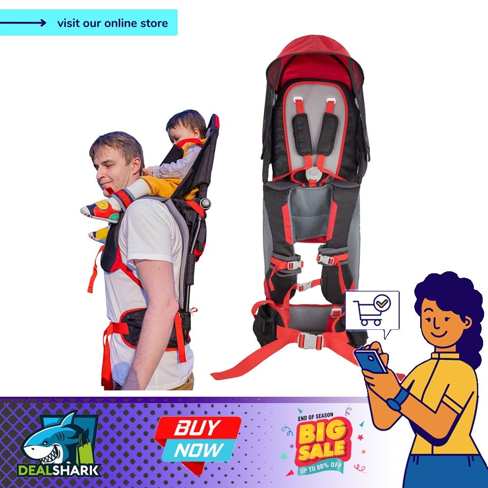 Baby Shoulder Carrier Baby Hiking Backpack Carrier with Rain Cover