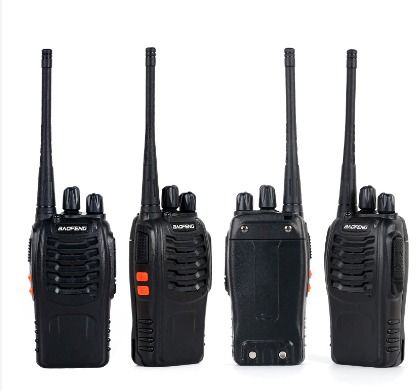 Adults Walkie Talkies Rechargeable FRS Two-Way Radios USB Charge Mini Walky  Talky with Rechargeable Battery Long Range 5 Miles with Bright Light 2