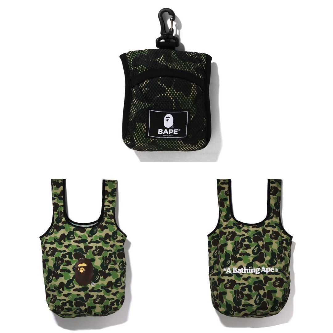 BAPE ABC CAMO APE HEAD UTILITY BAG