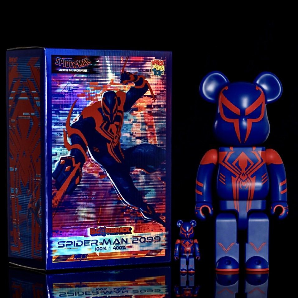 Bearbrick Spider-Man 2099, 興趣及遊戲, 玩具& 遊戲類- Carousell