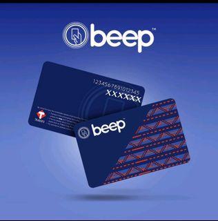 BEEP CARD FOR LRT 1, LRT 2, MRT, EJEEP, CAROUSEL FOR ONLY 100 PESOS