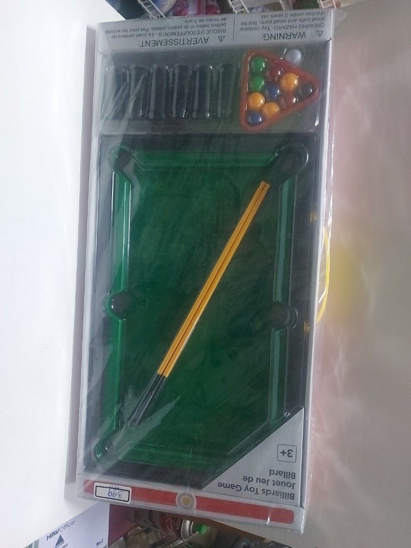 Billiards Toy Game (Category: Kids Toys) located in Pasay City. Submitted by redgiftshop (Listing ID 1237577301, Image 3). Description: choking hazard age 3+ material: PS real top product to experience the real billiards.