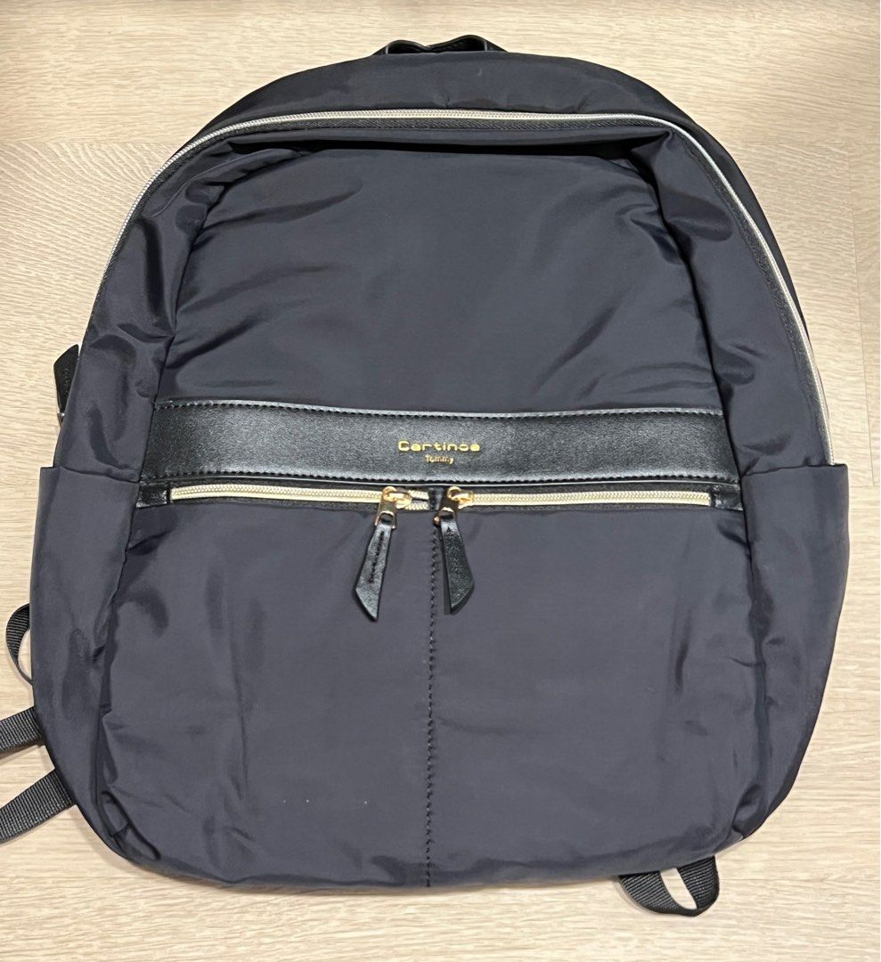 Black laptop bag backpack