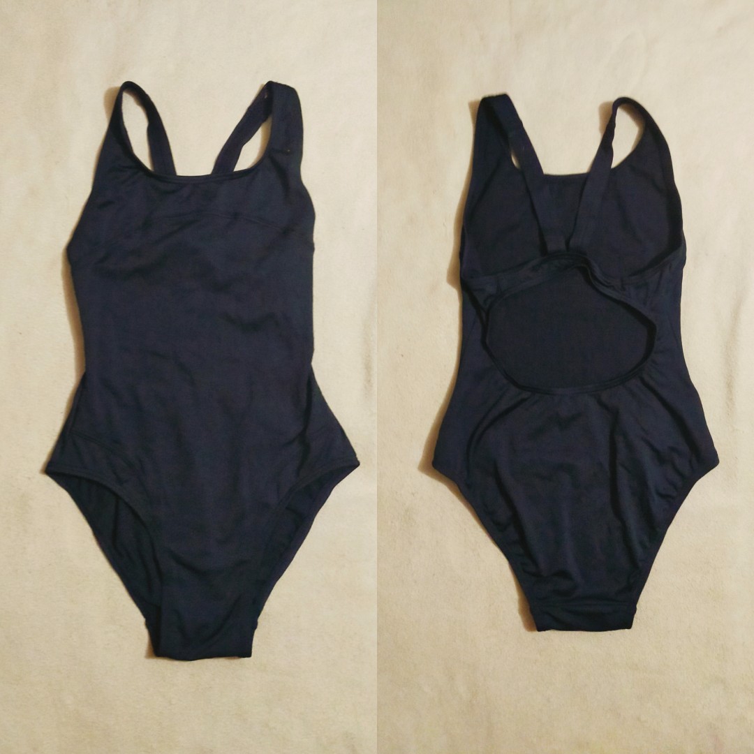 BLACK ONE PIECE TRAINING SWIMSUIT on Carousell