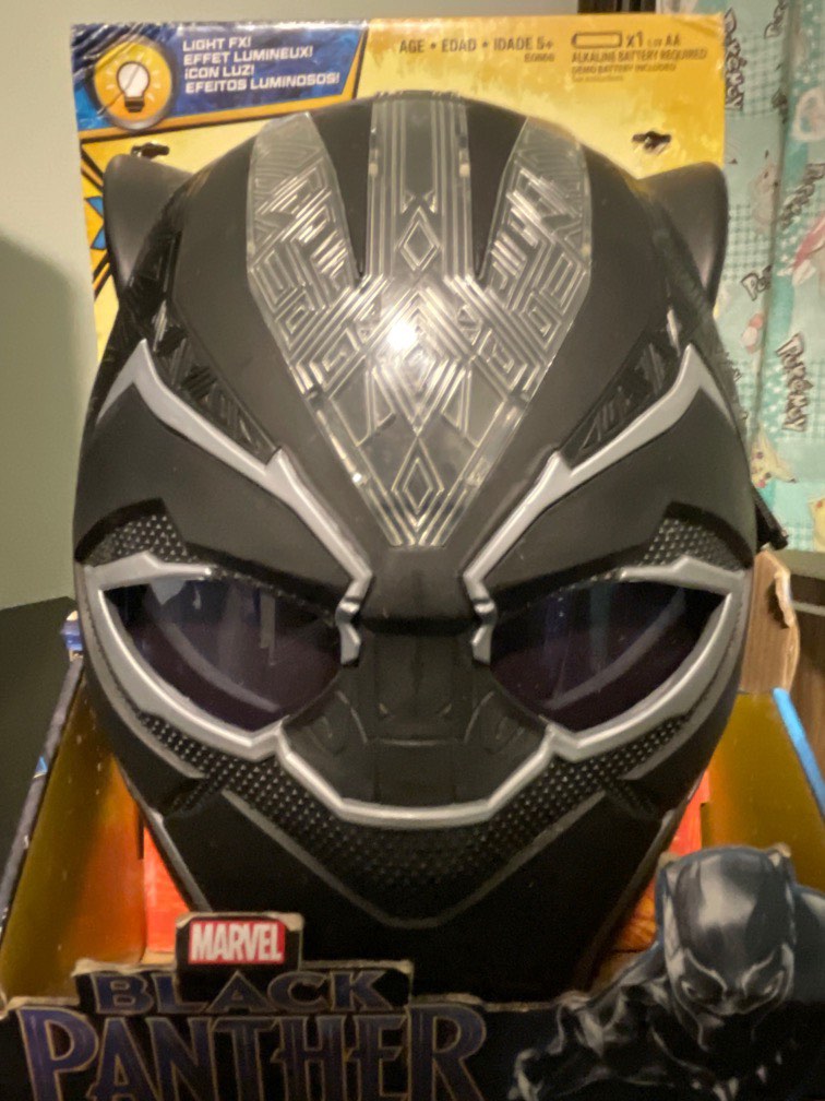 Black Panther Toy Mask, Hobbies & Toys, Toys & Games on Carousell