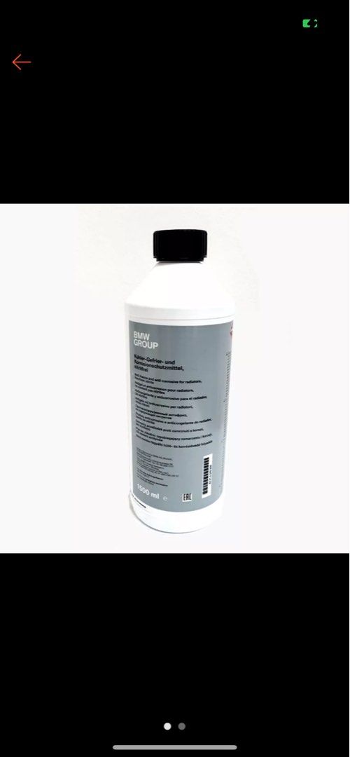 BMW original engine coolant 1.5L, Car Accessories, Accessories on Carousell