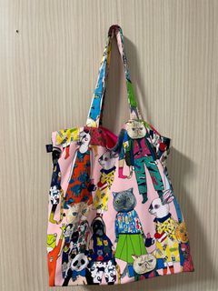 2way Chirimen bag Japanese traditional design (S)