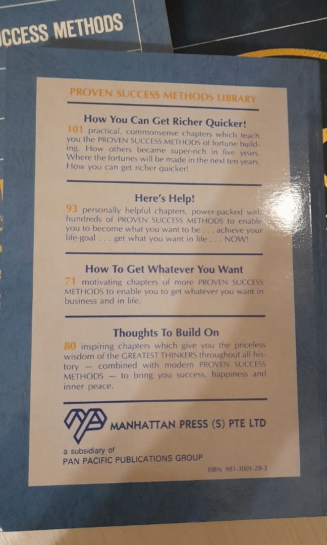 Books (Category: Textbooks) located in Singapore. Submitted by faithfullyours (Listing ID 1237642379, Image 3). Description: These motivational books were bought in a set of cassettes, costing S$900, during 1990s. Cash & carry all from 413B Fernvale Link🍀🙏🏻🙂.