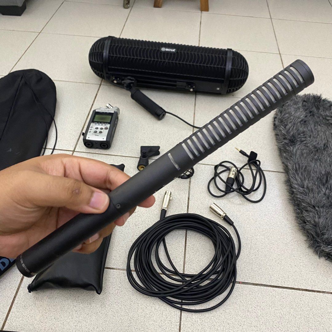 Boom Mic Recording Set, Photography, Video Cameras on Carousell