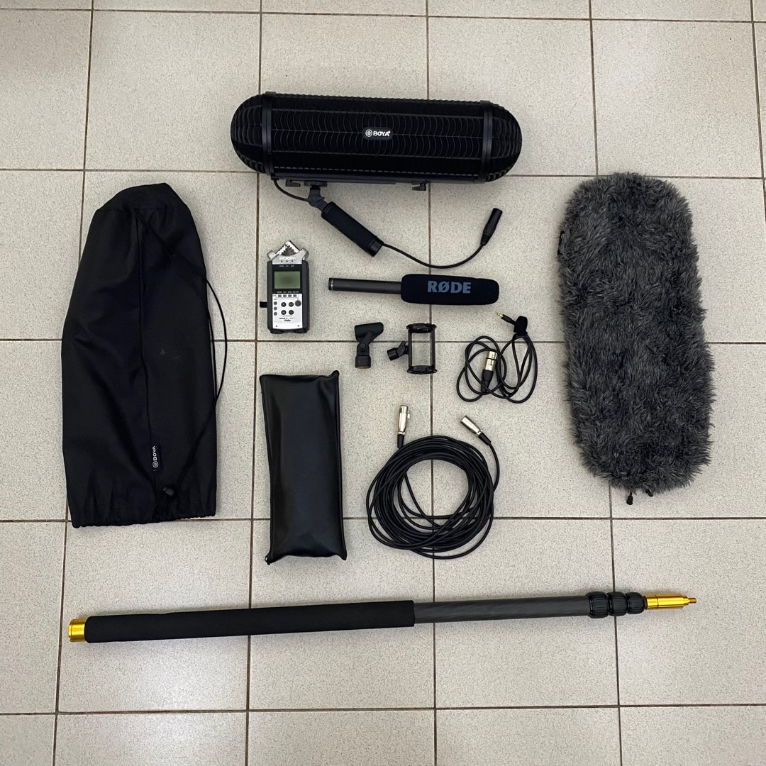 Boom Mic Recording Set, Photography, Video Cameras on Carousell