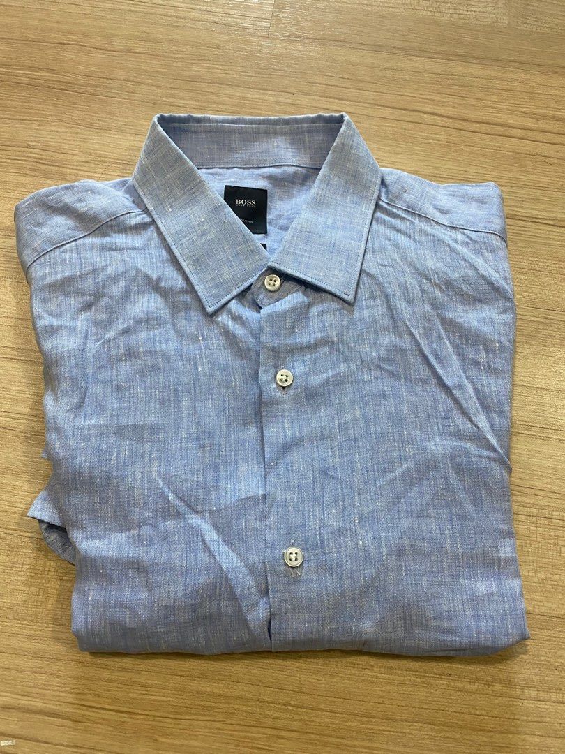 Boss linen shirt size M Tailored edition Hugo Boss