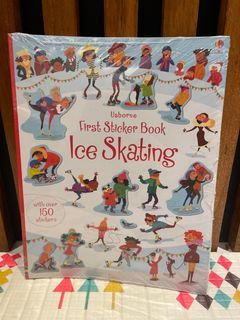 BRAND NEW Usbourne Ice Skating First Sticker Book 150 Sticker Segel