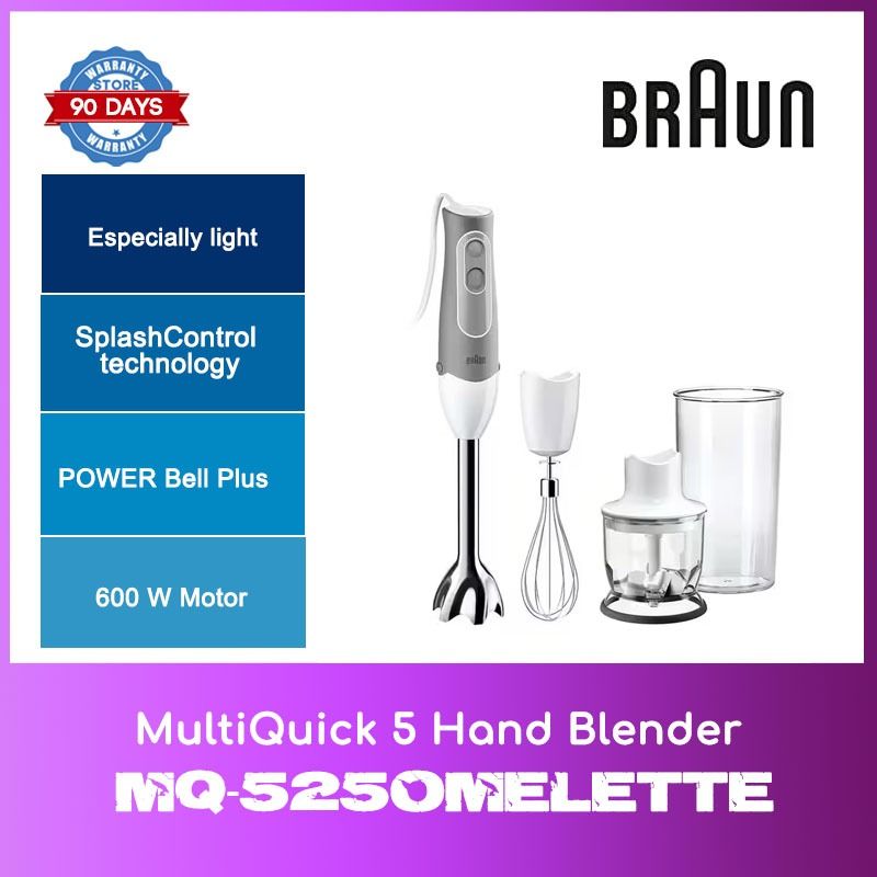  Braun MQ500 Multiquick 5 600-watt Hand Blender, 220