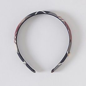 BURBERRY BLUE LABEL CRESTBRIDGE RED HAIR BAND HEADBAND WITH