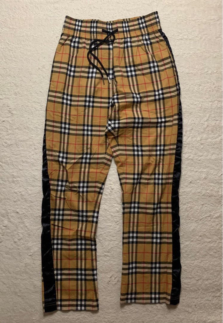 Burberry Straight Cut Checkered Pants | Balardi