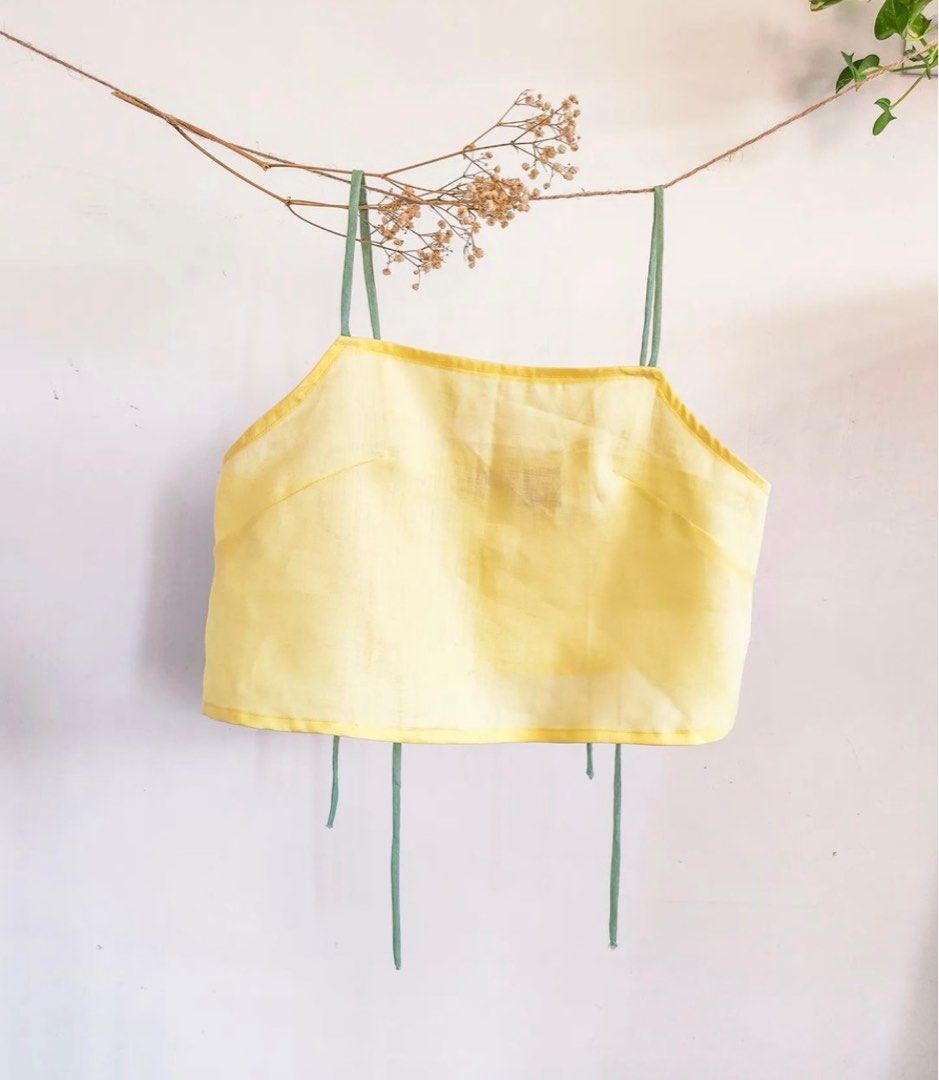 Callelily Linen Yellow Top (Category: Blouses) located in Pasay City. Submitted by heyjazzzie (Listing ID 1237644068, Image 1). Description: Title: Callelily Linen Yellow Top Condition: brand new (washed only) Size: S Selling for: 900 MOP: Gcash, BPI, Maya Delivery Methods: Grab Express/Lalamove within Metro Manila. Outside Metro Manila via J&T/LBC. (Shipping fee will be shouldered by the buyer) PLEASE MANAGE YOUR EXPECTATIONS AS ITEMS ARE PRE-LO