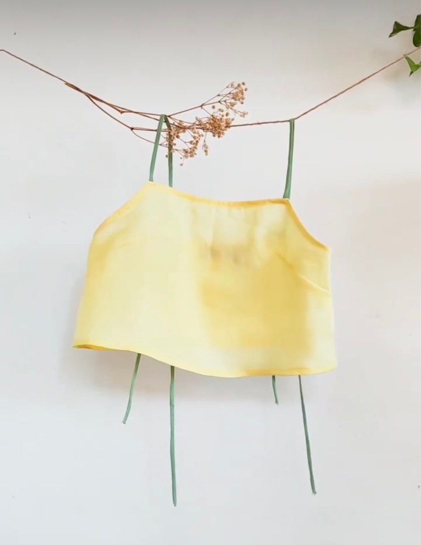 Callelily Linen Yellow Top (Category: Blouses) located in Pasay City. Submitted by heyjazzzie (Listing ID 1237644068, Image 2). Description: Title: Callelily Linen Yellow Top Condition: brand new (washed only) Size: S Selling for: 900 MOP: Gcash, BPI, Maya Delivery Methods: Grab Express/Lalamove within Metro Manila. Outside Metro Manila via J&T/LBC. (Shipping fee will be shouldered by the buyer) PLEASE MANAGE YOUR EXPECTATIONS AS ITEMS ARE PRE-LO