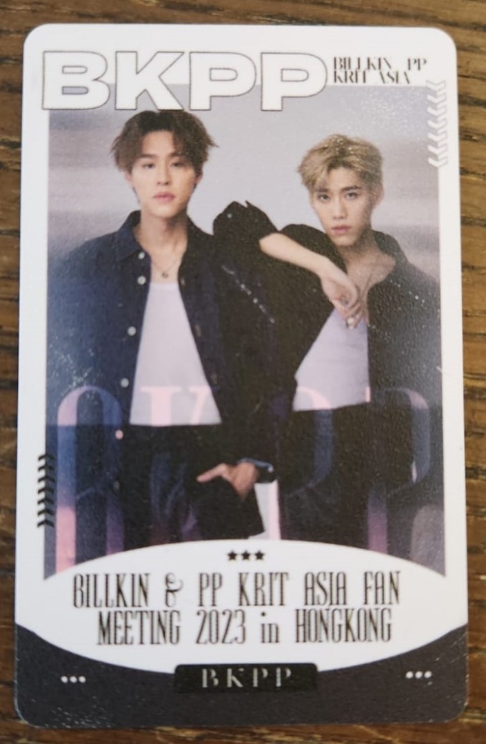 Card: BKPP BILLKIN & PP KRIT Asia Fan Meeting 2023 in Hong Kong