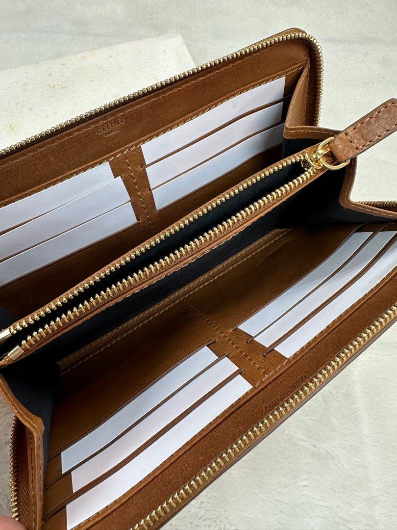 Celine medium zip outlet around wallet