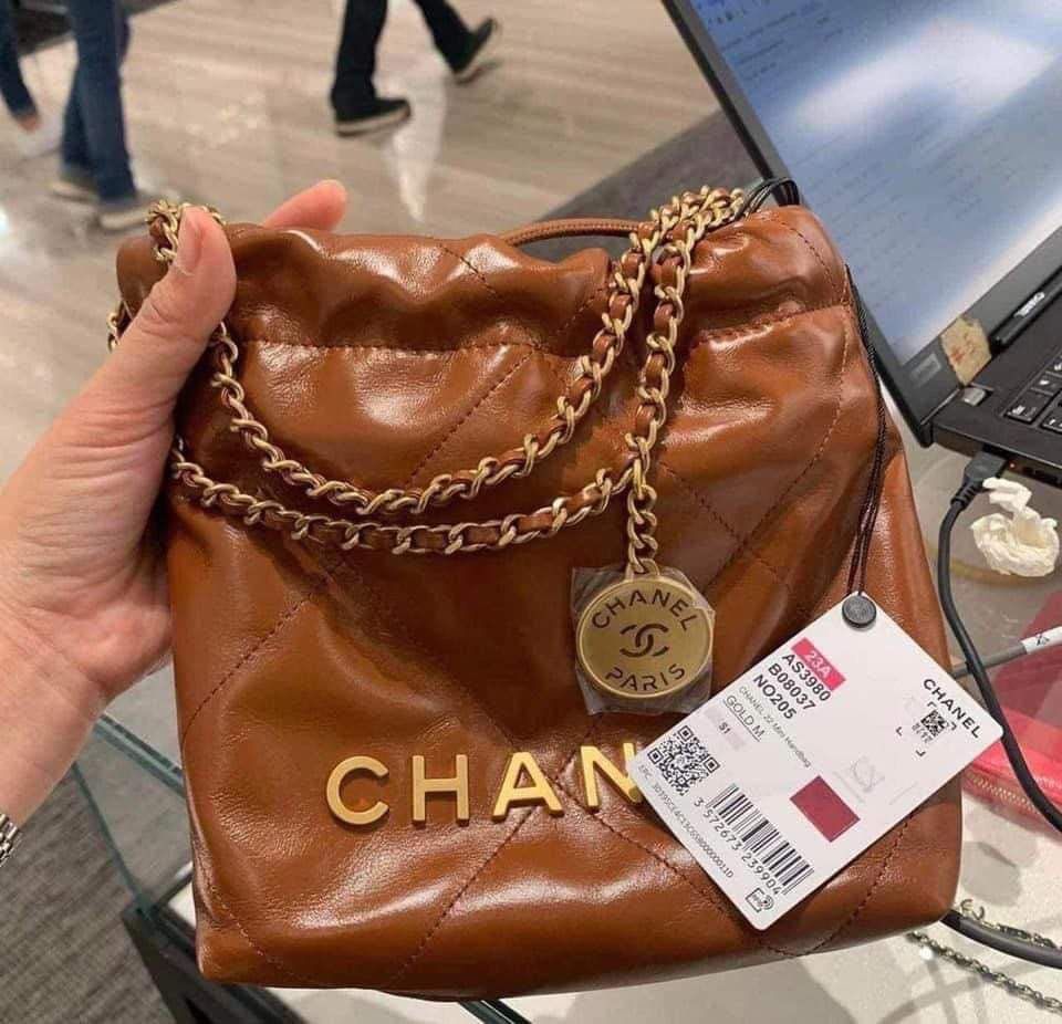 chanel 22 brown