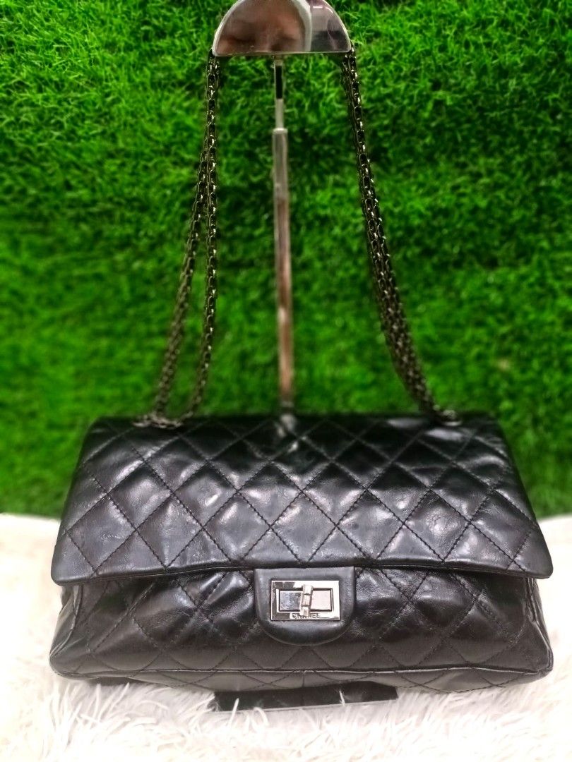 Chanel Reissue 255 Flap Bag Quilted Aged Calfskin 226  Shagybags